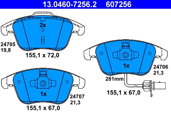 607256 - ΤΑΚΑΚΙΑ AUDI A4-A5-Q5