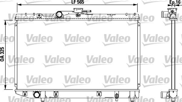 Ψυγείο, ψύξη κινητήρα VALEO 732543