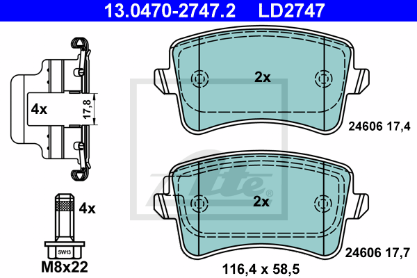 LD2747 - AUDI A4 (B8) Avant (08-)