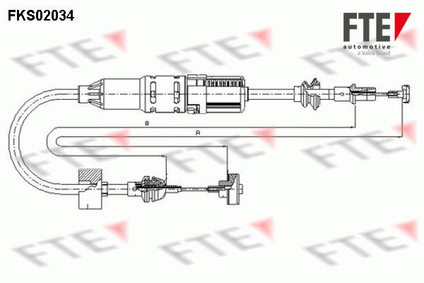 Ντίζα, μηχανισμός συμπλέκτη FTE FKS02034