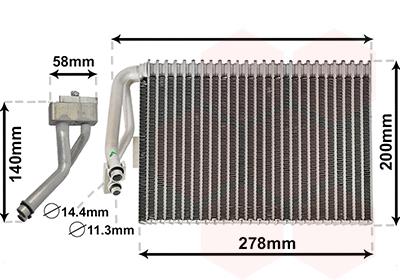 Εξαεριωτής, σύστημα κλιματισμού VAN WEZEL 4700V073