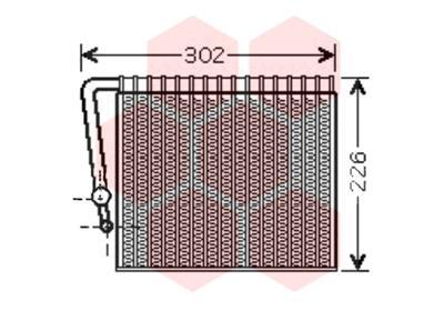 Εξαεριωτής, σύστημα κλιματισμού VAN WEZEL 4300V356