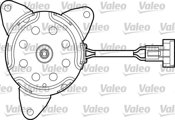 Μοτέρ, βεντιλατέρ ψυγείου VALEO 698669