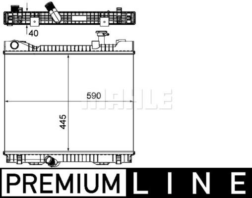 Ψυγείο, ψύξη κινητήρα BEHR CR1045000P