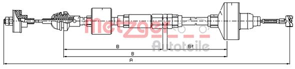 Ντίζα, μηχανισμός συμπλέκτη METZGER 10.3139