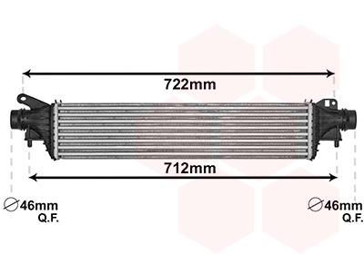 Ψυγείο αέρα υπερπλήρωσης VAN WEZEL 37004661