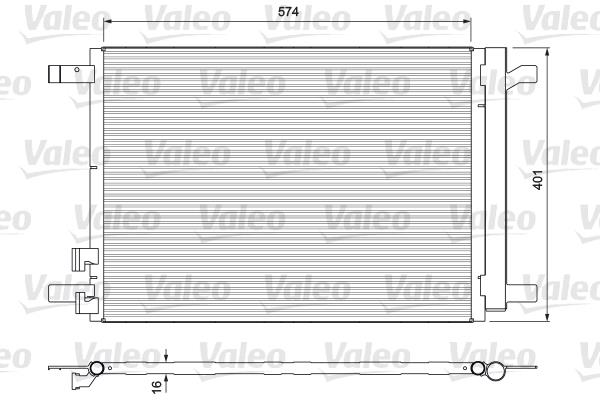 Συμπυκνωτής, σύστ. κλιματισμού VALEO 814375