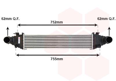 Ψυγείο αέρα υπερπλήρωσης VAN WEZEL 30004556