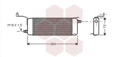 Ψυγείο λαδιού, λάδι κινητήρα VAN WEZEL 37003258