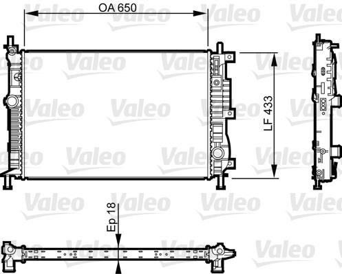 Ψυγείο, ψύξη κινητήρα VALEO 735555