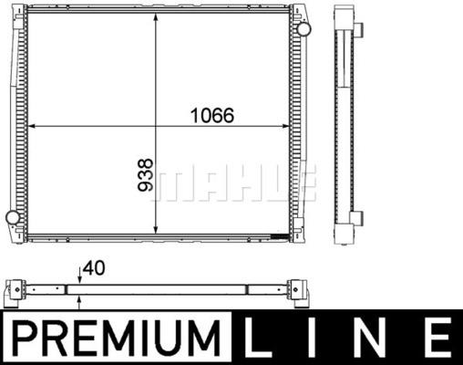 Ψυγείο, ψύξη κινητήρα BEHR CR1152000P