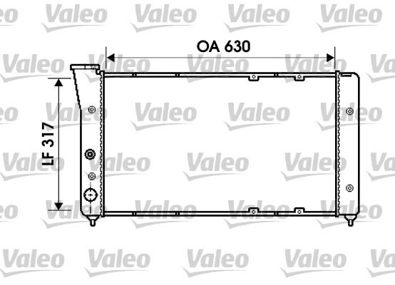 Ψυγείο, ψύξη κινητήρα VALEO 734606