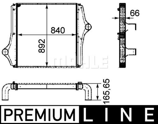 Ψυγείο αέρα υπερπλήρωσης BEHR CI127000P