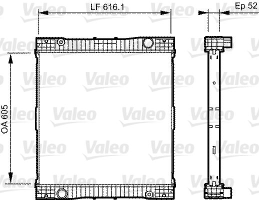 Ψυγείο, ψύξη κινητήρα VALEO 735303