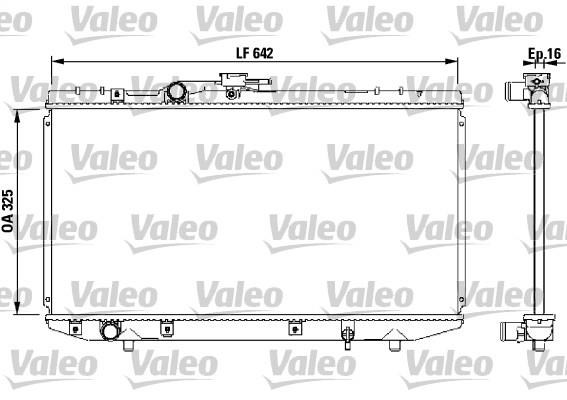 Ψυγείο, ψύξη κινητήρα VALEO 731714