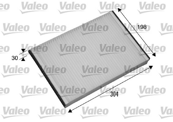 Φίλτρο, αέρας εσωτερικού χώρου VALEO 698874