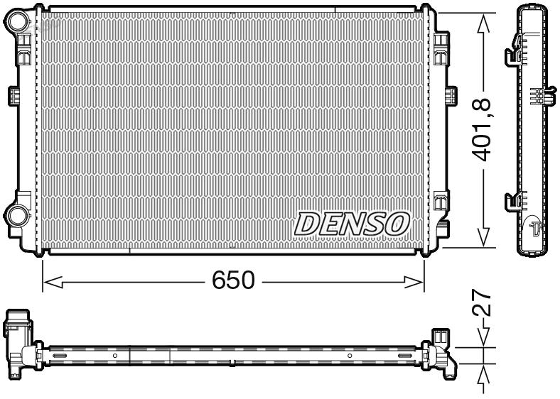 Ψυγείο νερού & εξαρτήματα DENSO DRM32048