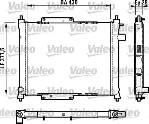 Ψυγείο, ψύξη κινητήρα VALEO 731815