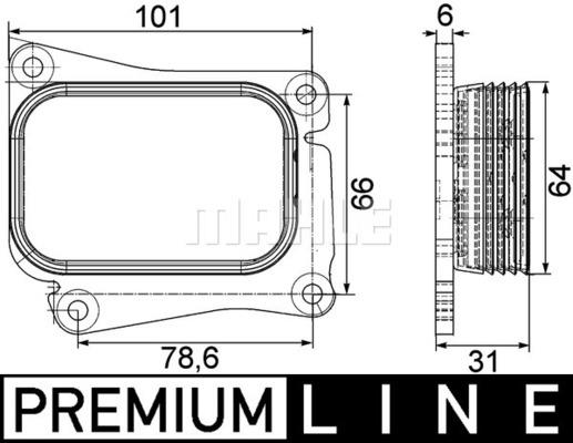 Ψυγείο λαδιού, λάδι κινητήρα BEHR CLC111000P