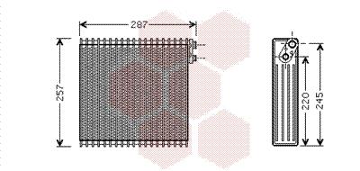 Εξαεριωτής, σύστημα κλιματισμού VAN WEZEL 5300V294