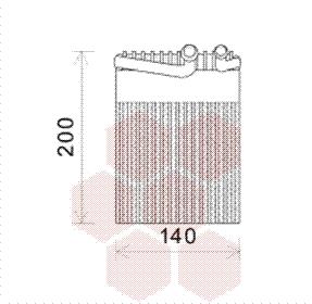 Εξαεριωτής, σύστημα κλιματισμού VAN WEZEL 3000V554