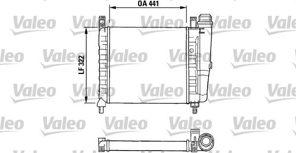 Ψυγείο, ψύξη κινητήρα VALEO 730990