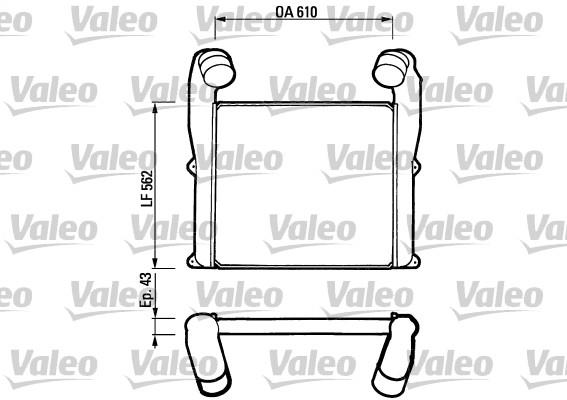 Ψυγείο αέρα υπερπλήρωσης VALEO 816784