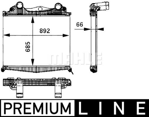 Ψυγείο αέρα υπερπλήρωσης BEHR CI109000P