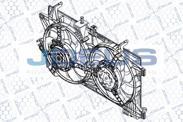 Βεντιλατέρ, ψύξη κινητήρα JDEUS EV867400