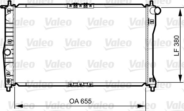 Ψυγείο, ψύξη κινητήρα VALEO 734252