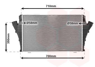 Ψυγείο αέρα υπερπλήρωσης VAN WEZEL 37004401