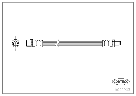 19025903 ΜΑΡΚΟΥΤΣΙ ΦΡΕΝΩΝ AUDI A4 (8D2, B5)