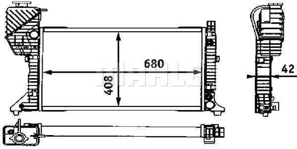 Ψυγείο, ψύξη κινητήρα BEHR CR683000S