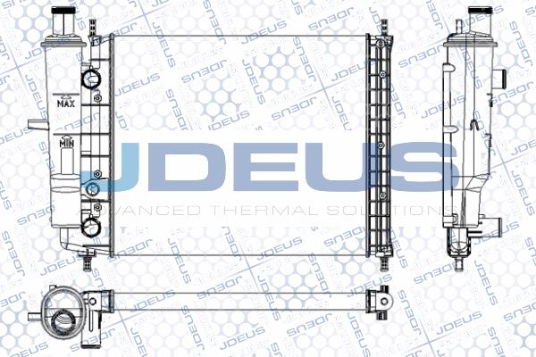 Ψυγείο, ψύξη κινητήρα JDEUS RA0110490