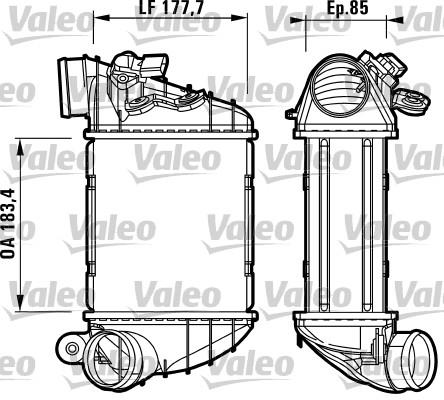 Ψυγείο αέρα υπερπλήρωσης VALEO 817438