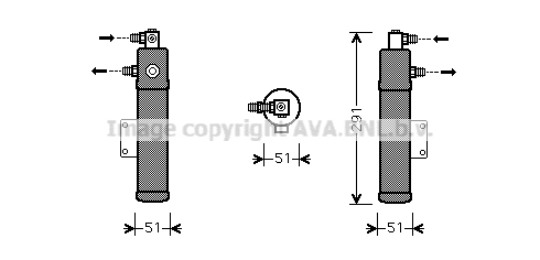 Αφυγραντήρας, σύστ. κλιματισμού AVA QUALITY COOLING MED201