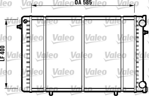 Ψυγείο, ψύξη κινητήρα VALEO 732608