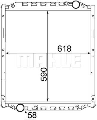 Ψυγείο, ψύξη κινητήρα BEHR CR1552000S