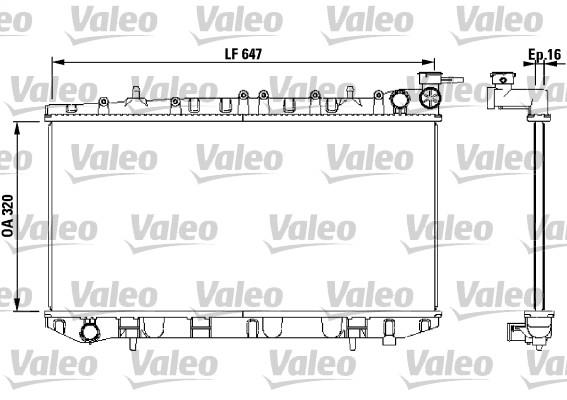 Ψυγείο, ψύξη κινητήρα VALEO 731670