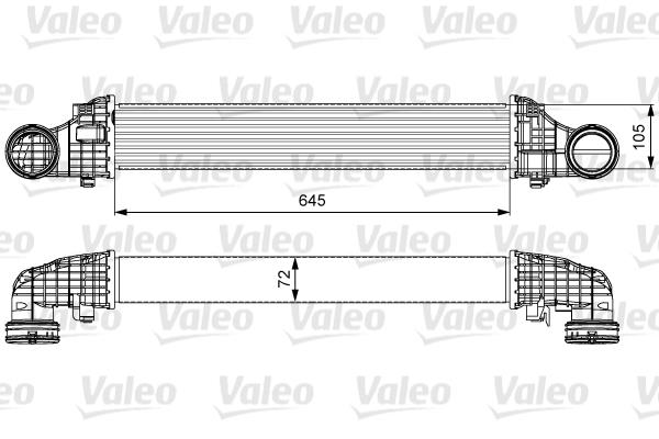 Ψυγείο αέρα υπερπλήρωσης VALEO 818606