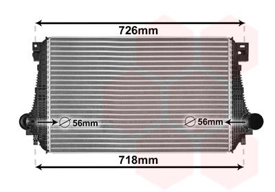 Ψυγείο αέρα υπερπλήρωσης VAN WEZEL 58004368