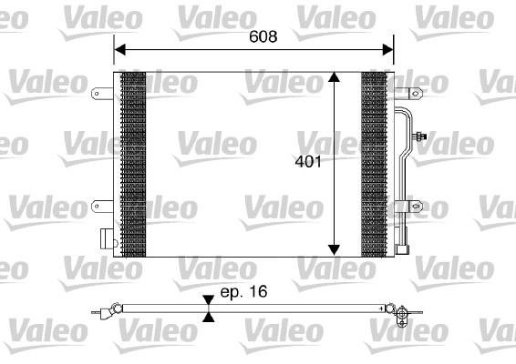 Συμπυκνωτής, σύστ. κλιματισμού VALEO 817569