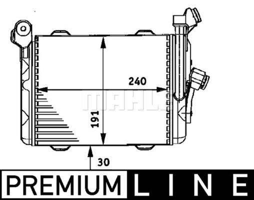 Ψυγείο λαδιού, λάδι κινητήρα BEHR CLC33000P