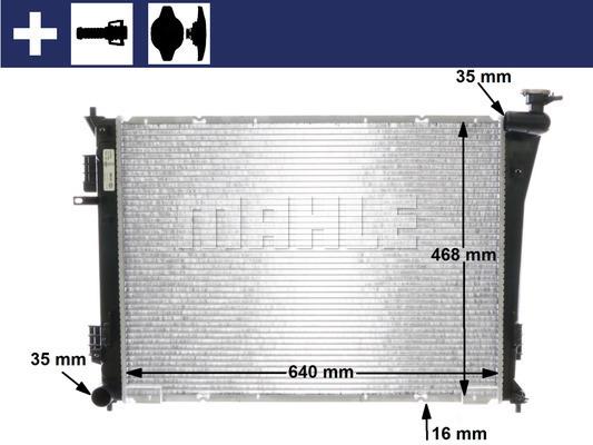 Ψυγείο, ψύξη κινητήρα BEHR CR846000S