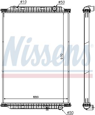 Ψυγείο, ψύξη κινητήρα NISSENS 637860