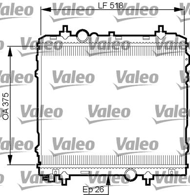 Ψυγείο, ψύξη κινητήρα VALEO 735531