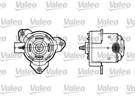 Μοτέρ, βεντιλατέρ ψυγείου VALEO 698302