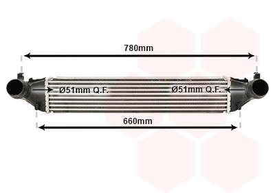 Ψυγείο αέρα υπερπλήρωσης VAN WEZEL 37014700