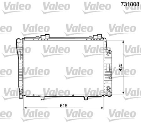 Ψυγείο, ψύξη κινητήρα VALEO 731808