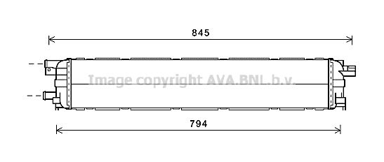 Ψυγείο, ψύξη κινητήρα AVA QUALITY COOLING AI2366